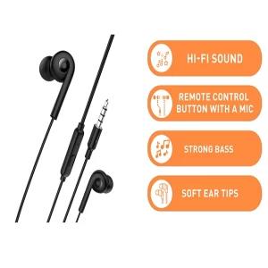 Black Headsets In-ear Earphones Headphones Hands-free