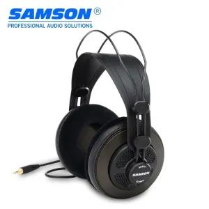 Black Samson SR850 professional monitoring headphone for stu