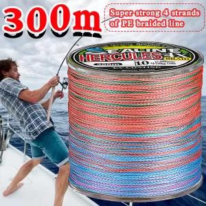 Global Quality 300m Ultra Strong 4 Strands PE Fishing Line
