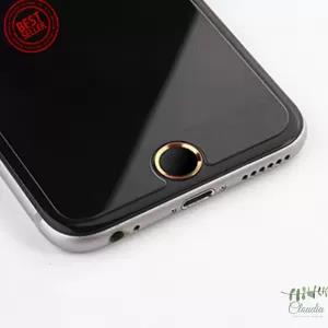 Gold Black Iphone Home Button Sticker Support Finger Print U