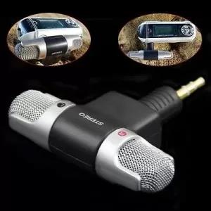 Mini 3.5mm Jack Microphone Stereo Mic For Recording Mobile P
