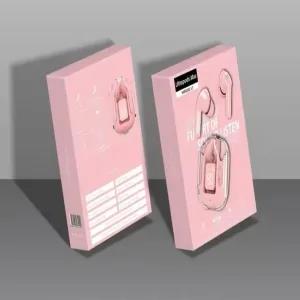 Pink Air31 ultrapod max tws Earbuds Headset crystal airbuds