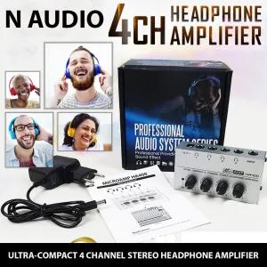 Silver N Audio HA400 4 Channels Mini Audio Stereo Headphone