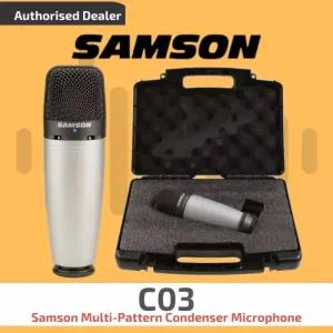 Silver Samson C03 Large-Diaphragm Cardioid Studio Condenser
