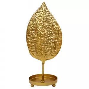 18K Gold Plated Metal Necklace Earrings Jewelry Display Stan