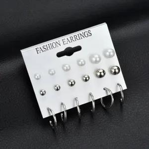 Generic 09 Pair Set Earrings