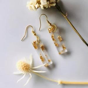 Gold color earring pair...luxury look