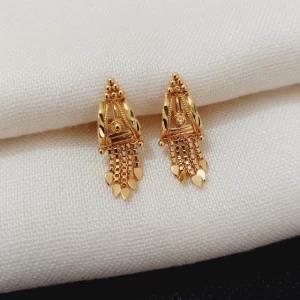 Gold Plated Guaranteed Praveena Earrings Beauty Jewellry