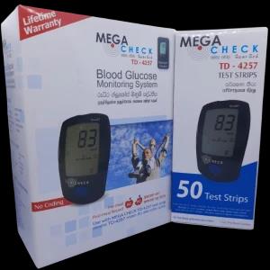 Mega Check Blood Glucose Monitoring System TD-4257