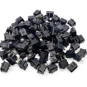 Generic 50 PCS 2 Pin SPST Boat Rocker Switch Panel