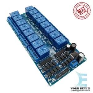 16 Channel Relay Module With Optocoupler Protection Lm2596 P