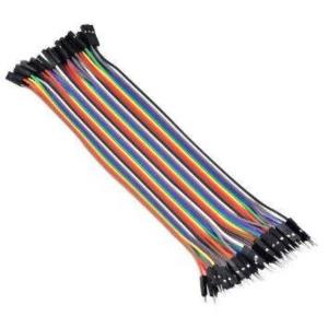 40 Pcs 30cm M/F Color Dupont Line Jumper Cable