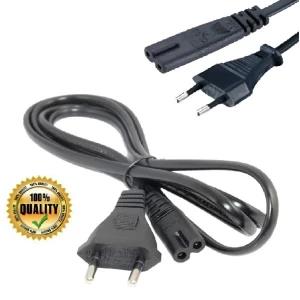 AC Power Adapter Cord Cable Eu Plug 2 pin