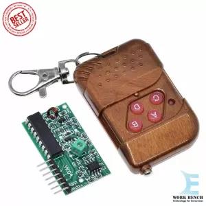 Brown 1Set Ic 2262/2272 4 Channel 315Mhz Key Wireless Remote