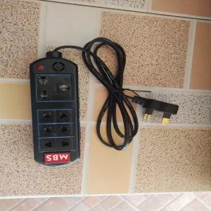Extension Cord (Sri Lanka) - 1 Mtr Wire - 3 Pin