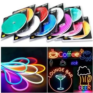 Generic 12V DC Neon Strip Light IP67 Waterproof 5m