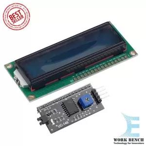 Generic Lcd1602 Module Blue Screen I2C Display