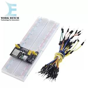 Generic MB102 Breadboard & Power Module Kit with Wires