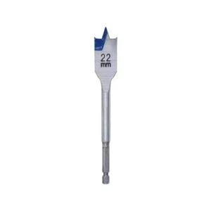 IRWIN 22mm Blue Groove Spade Bit Fast Wood Drilling