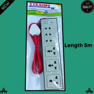 Multi Plug Power Extension Cord Multi Functional 5 Mtr Multi Extension Power Wir