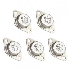 New Tecno 5pcs 2N3055 Power Transistors NPN TO-3 Metal Case