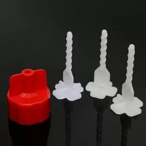 [No Cap] 50X Tile Flat Leveling System Path Floor Wall Cera