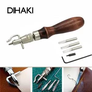 Professional All in 1 Adjustable Leather Edge Stitching Groo