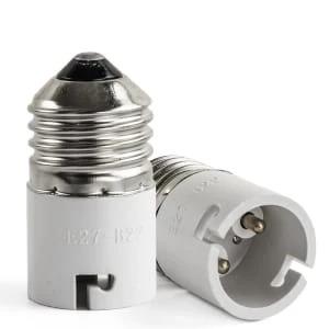 Prop It Up Plastic E27 to B22 Screw Base Socket