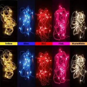 Purple 62 ct Count Bulbs Light 5 Meter RICE LIGHT, For Decor