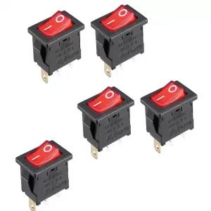 Rocker KCD3 On-Off-On 3 Pin Switch AC 6A/250V 10A/125V-R
