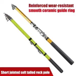 Tecno Carbon 2.4m Telescopic Rod Fishing Tackle