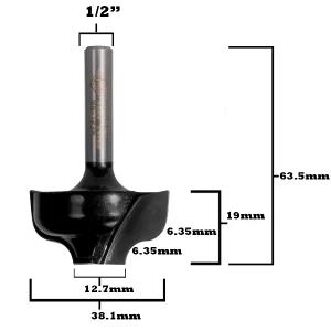 TW 7509 1/2 Ogee Router Bit