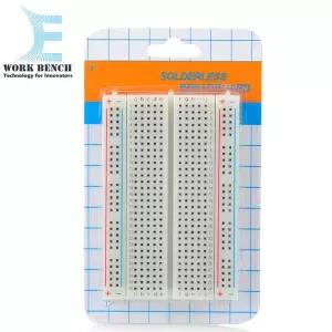White 400 Points Solderless Bread Board Breadboard Pcb Test