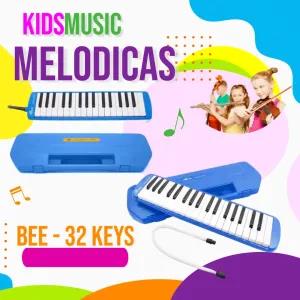 Blue Melodica High-Quality BEE BM-32K 32 Key Melodion Studen