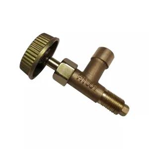 Propane Heater Valve Brass Gas Control Needle Valve Gold