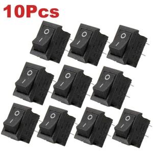 Generic ON/Off Rocker Switch Black (10 Pcs)