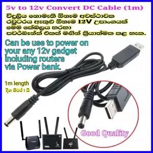 USB to DC Power Cable 5V to 12V DC Power Converter Router Ca