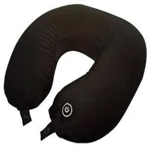Black Neck Massage Cushion with Vibration