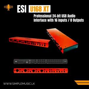 Red ESI U168 XT Professional 24-bit USB Recording Interface