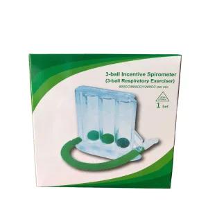 Breathing Lung Exerciser 3 Ball (Spirometer) Respiratory Ther