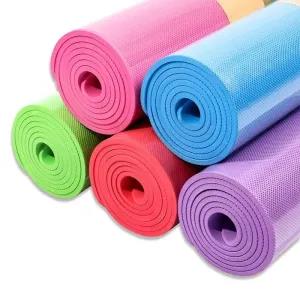 Random colors Yoga Mat 4mm TPE Folding Lightweight High Dens