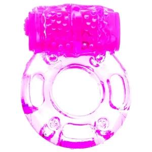 Vibrating Support Ring with Pleasure Enhancer for Men