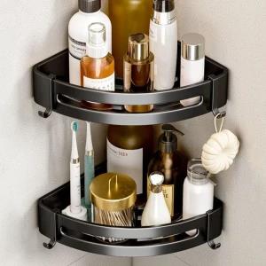 Generic 2PCS Corner Shower Shelf Self Adhesive
