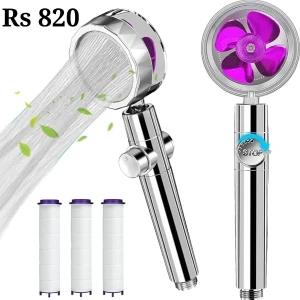 Turbocharged Water Saving Shower Head