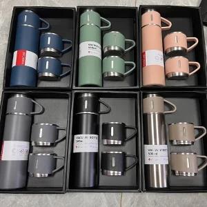 Generic Vacuum Flask Set 500ml Thermal Insulation