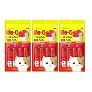 Me-O Creamy Treat For Kitten & Adult Cats (Crab 60gX3)