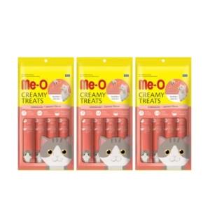Me-O Creamy Treat For Kitten & Adult Cats (Salmon60gX3)