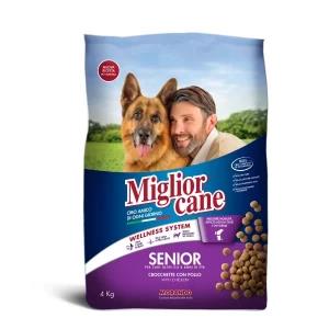 MigliorCane Senior Dog Dry Food Kibbles With Chicken 4Kg