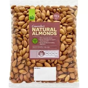 Natural Almonds 750g Australian