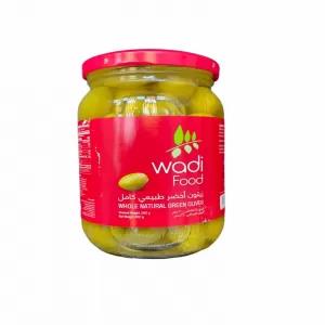 Wadi Whole Natural Green Olives 360g